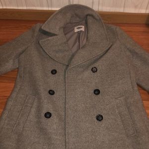 grey pea coat